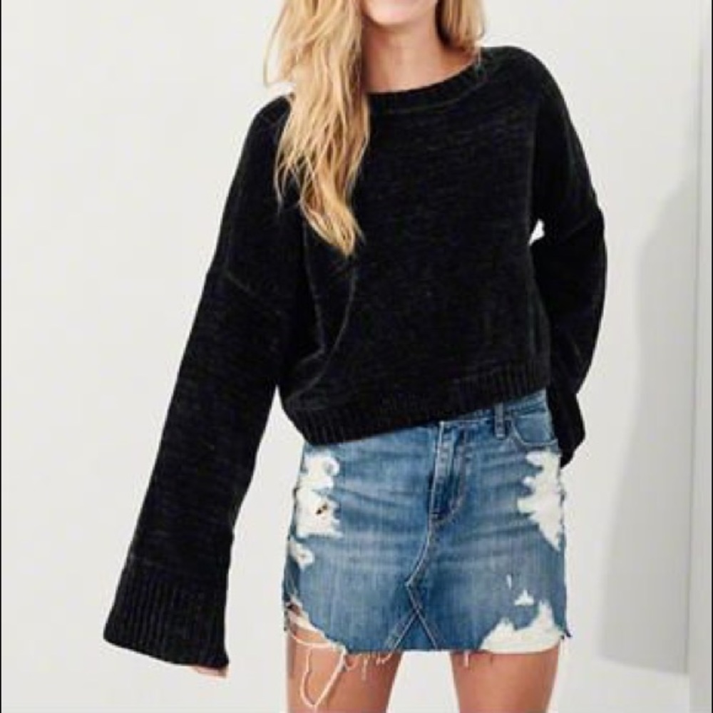 Hollister Chenille Crop Sweater